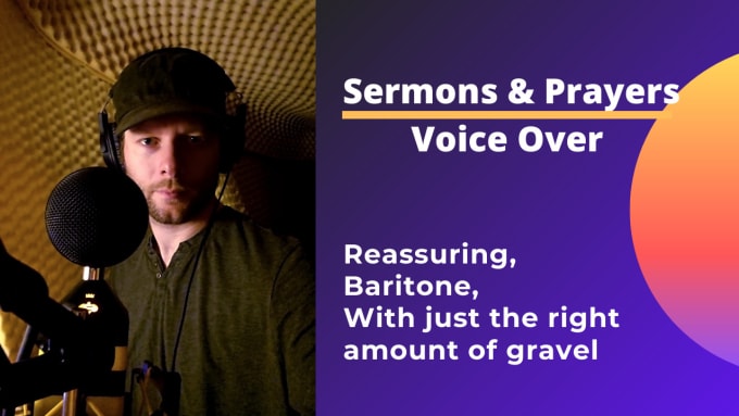 Gig Preview - Record christian sermons and prayers and scripture readings