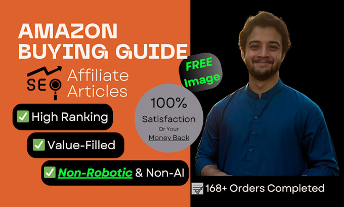 Gig Preview - Write topnotch amazon affiliate articles and buying guide