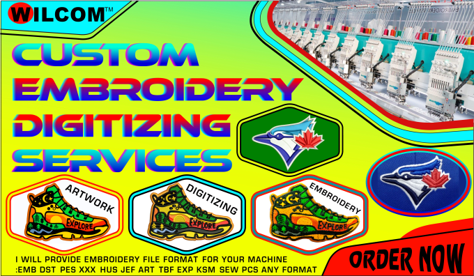 Gig Preview - Do custom embroidery digitize and any emb dst hat cap patch