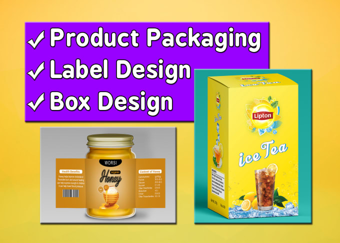 Gig Preview - Do professional product packaging design or label design