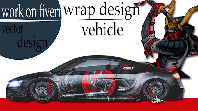 Gig Preview - Undefined car wrap design and vehicle wrap