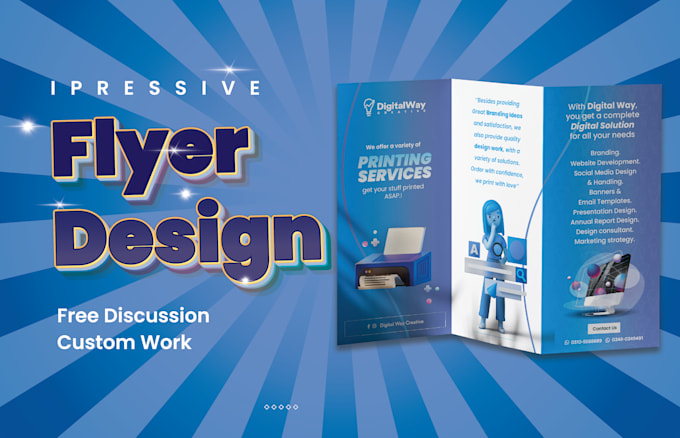 Gig Preview - Design an impressive flyer banner poster within 24 hours