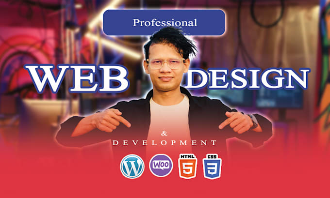 Gig Preview - Webdesign wordpress website responsive and custom business website development