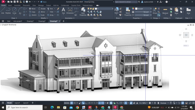 Gig Preview - Convert pdf image sketch to autocad and vice versa