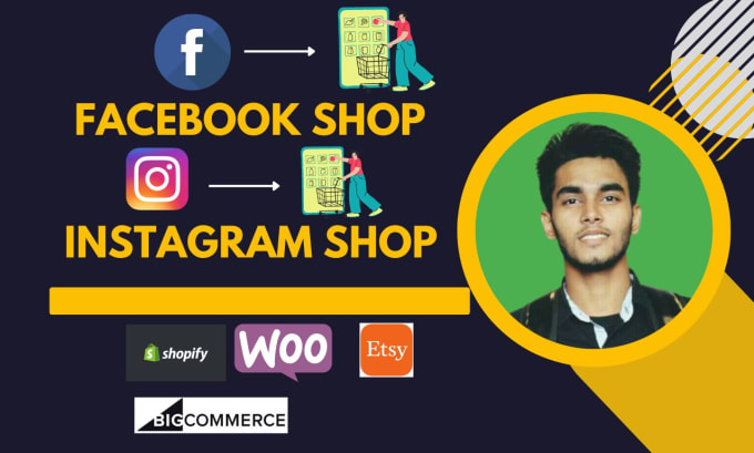 Gig Preview - Set up facebook and instagram shop with ecommerce shopify store marketing ads