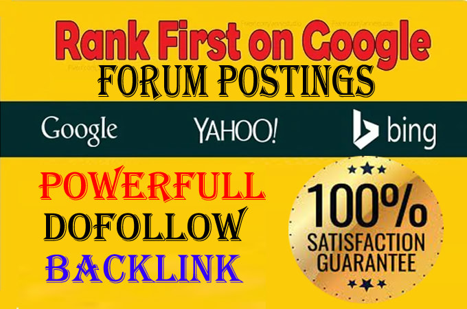 Gig Preview - Do 200 unique forum posting seo backlink for google ranking