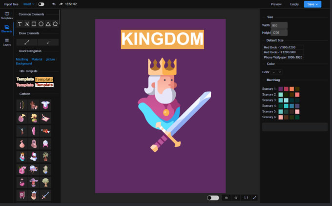 Gig Preview - Create drag and drop design, svg, canvas editor