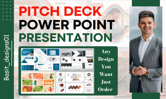 Bestseller - design a professinal pitch deck presentation in power point