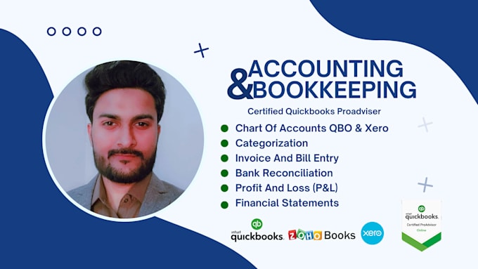 Gig Preview - Do your bookkeeping in quickbooks and xero