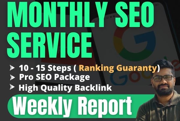 Gig Preview - Do high quality monthly SEO backlink 10 to 15 step manual pro package