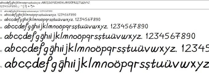 Gig Preview - Make a wonderful font of your handwritings