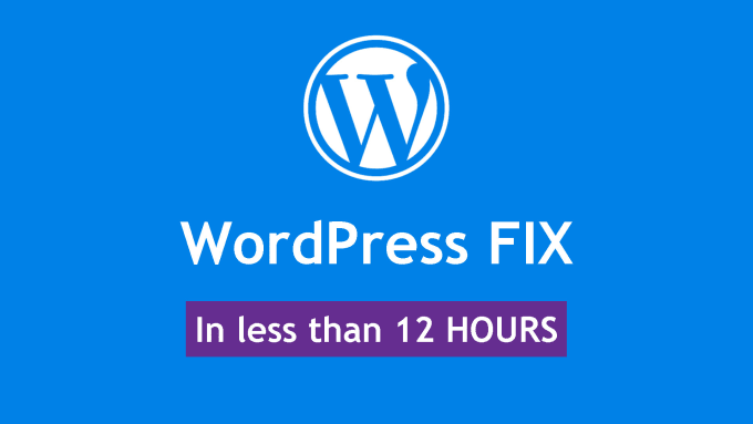 Gig Preview - Fix wordpress errors, bugs, or critical issues quickly