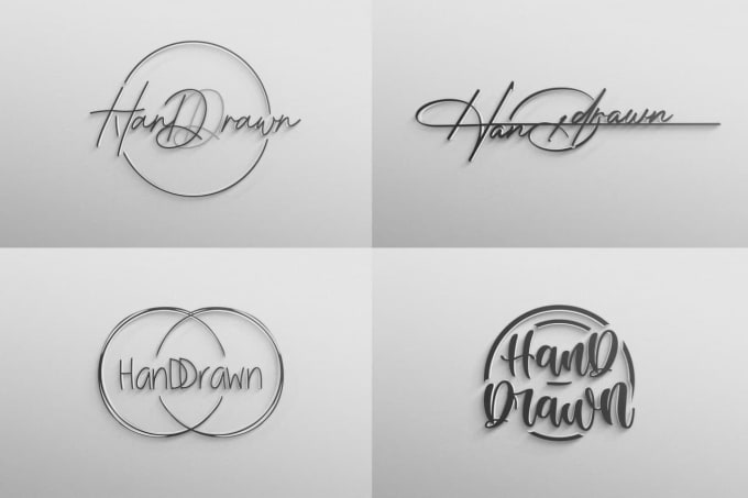 Gig Preview - Design unique hand drawn signature logo