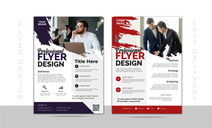 Gig Preview - Design a professional flyer or brochure for your business