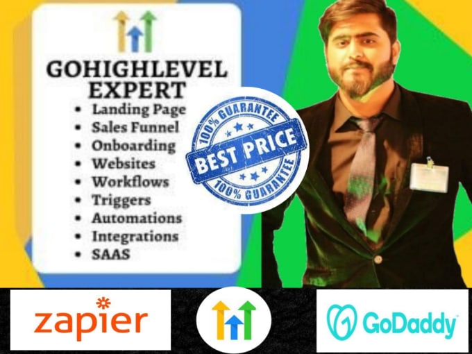 Gig Preview - Be your gohighlevel landing page gohighlevel funnel gohighlevel expert ghl