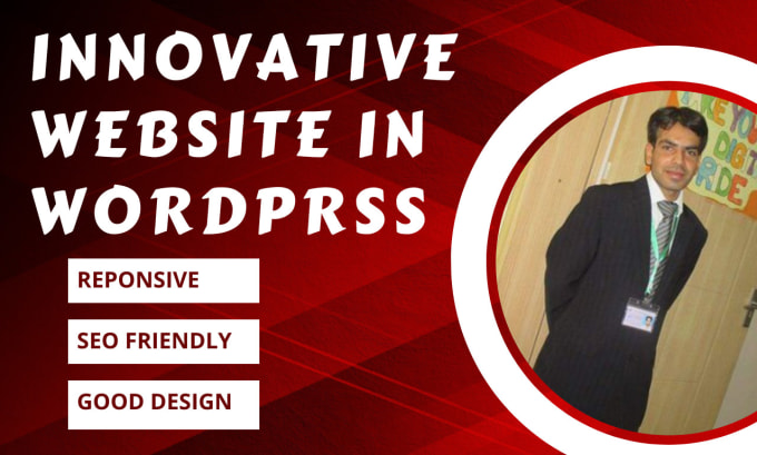 Gig Preview - Design responsive and innovative website in wordprss