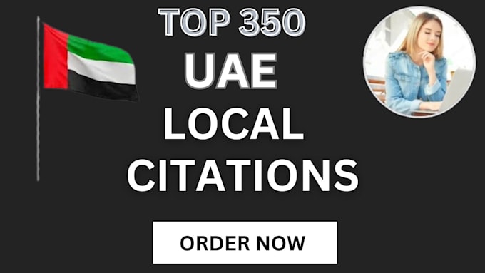 Gig Preview - Create 350  uae local citations directory submissions for local SEO