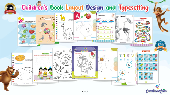 Gig Preview - Do format and layout your children books or pages