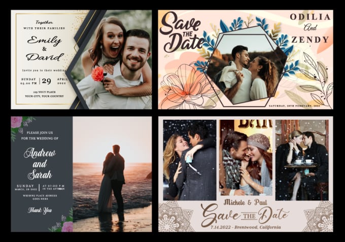 Gig Preview - Design premium eye catching save the date, event or party invitation