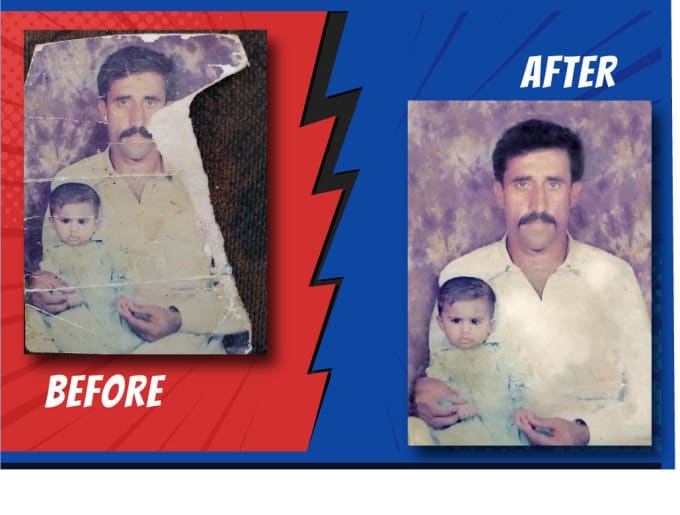 Gig Preview - Restore old photos and make like new photo