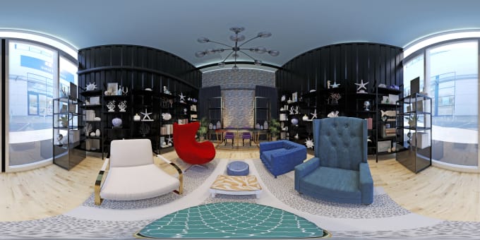 Gig Preview - Design and 3d render your retail shop, store 360 VR render