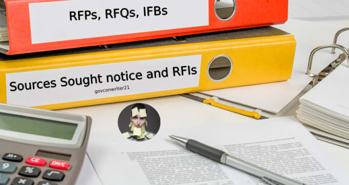 Gig Preview - Respond to sources sought notices and rfis for your bids