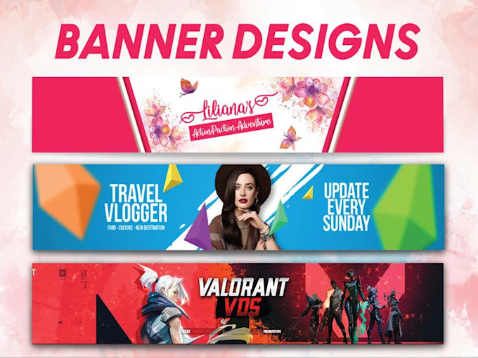 Gig Preview - Design a youtube channel art for you