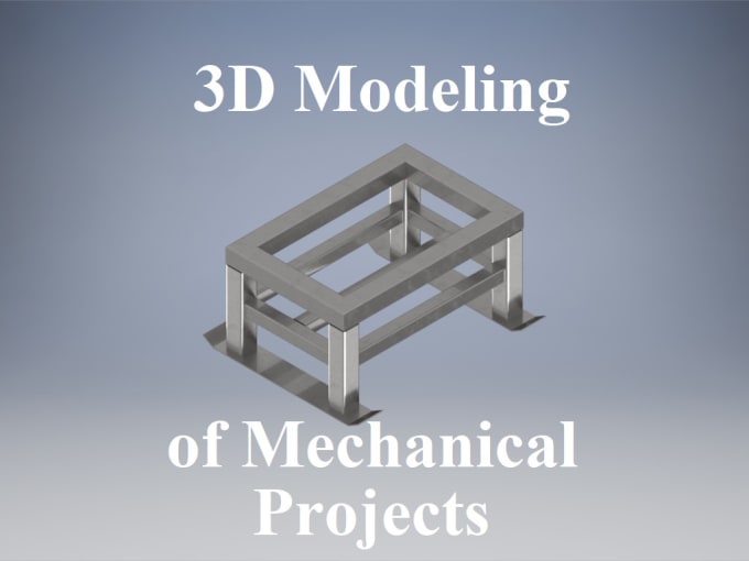 Gig Preview - Do 3d mechanical project modeling and concept development