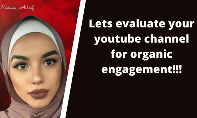 Gig Preview - Evaluate your youtube channel for organic engagement