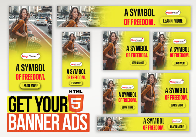 Gig Preview - Create animated HTML5 banner ads to get sales