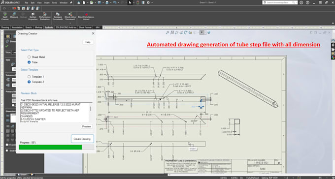 Gig Preview - Automate solidworks process using API and vba or net