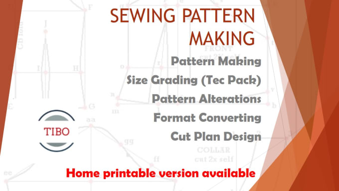 Gig Preview - Be your sewing pattern maker for any type of apparel grading