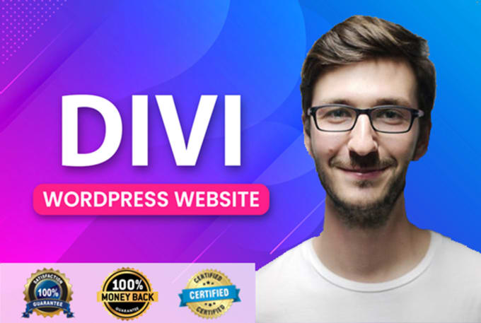 Gig Preview - Be your divi expert for wordpress divi website using divi builder, divi theme