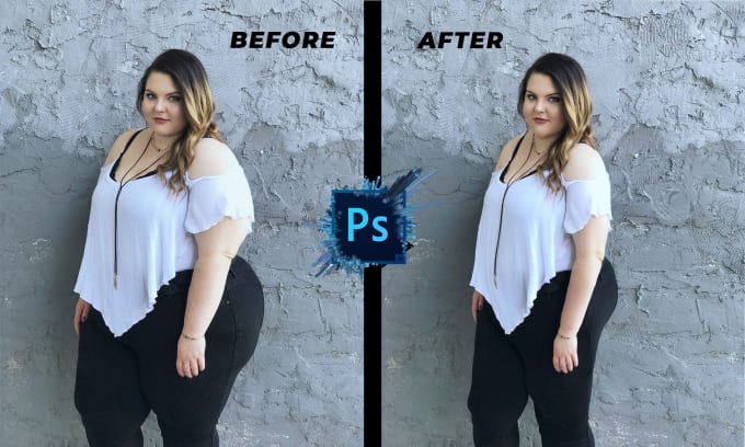 Gig Preview - Do body slimming and photo editing and retouch face skin,remove double chin