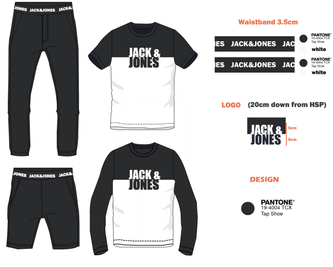 Gig Preview - Create a t shirt and trouser tech pack for you