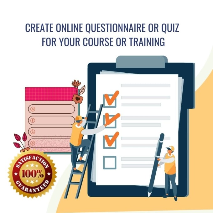 Gig Preview - Create and set up quiz type online questionnaire