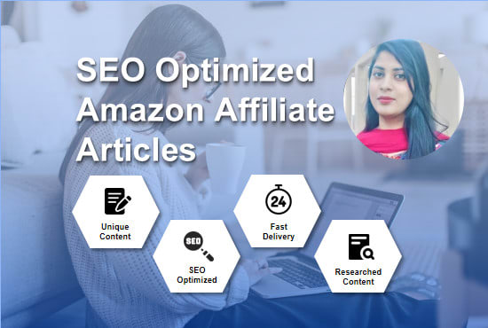 Gig Preview - Write SEO optimized amazon affiliate content and articles