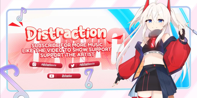 Gig Preview - Animation vtuber stinger for transition logo intro and debut