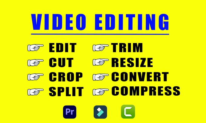 Bestseller - edit, cut, compress, split, convert, crop, merge or combine video