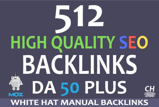 Gig Preview - Do 512 da 50 manual white hat off page seo link building