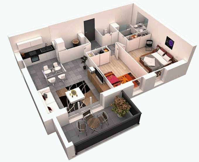 Gig Preview - Create 3d floor plan