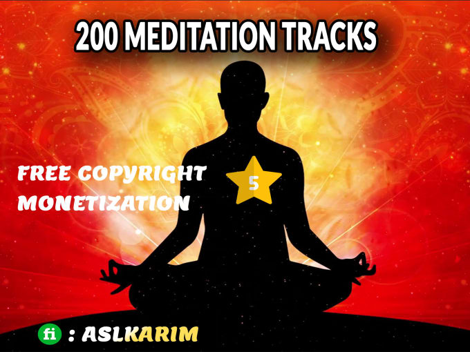 Gig Preview - Provide 200 meditation relaxing music for youtube monetization