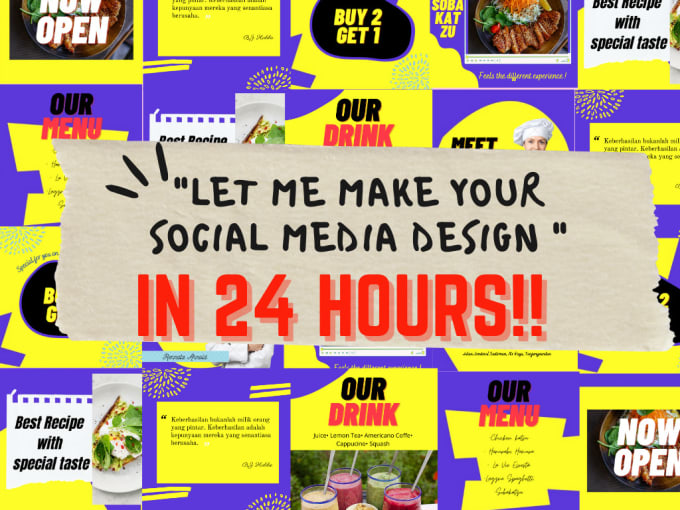 Gig Preview - Design creative social media posts in 24 hours