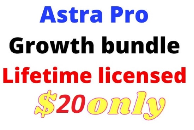 Bestseller - activate astra pro with my growth bundle license