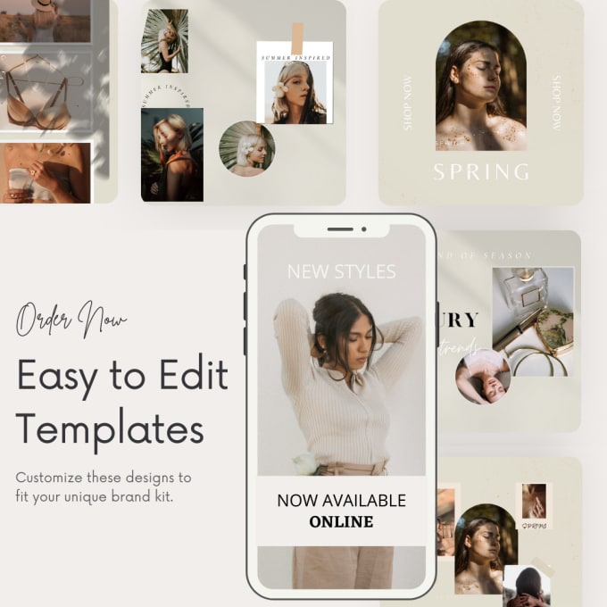 Gig Preview - Create aesthetic and outstanding canva instagram templates