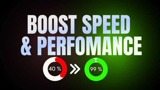 Gig Preview - Boost website performance and speed, increase speed