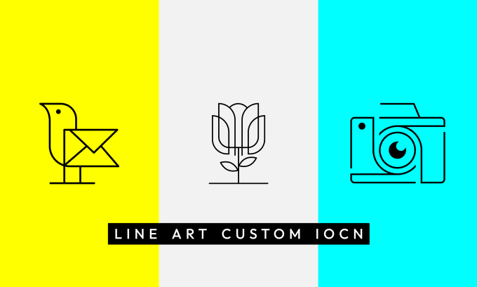 Gig Preview - Design custom line icons for your app or website