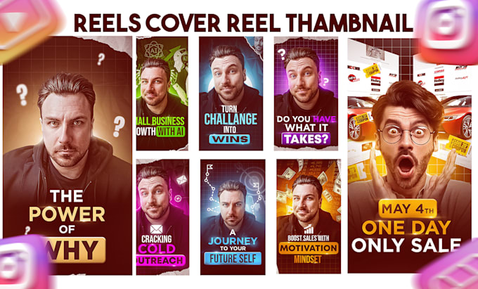 Gig Preview - Design a creative reel cover or thumbnail