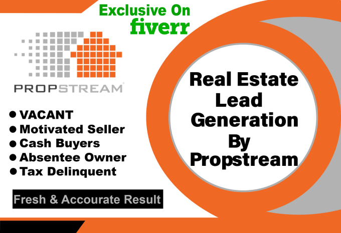 Bestseller - provide real estate leads generation on propstream with skip tracing