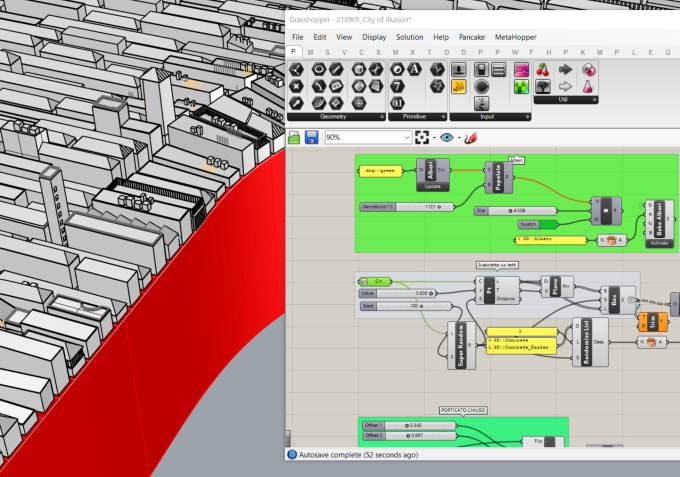 Gig Preview - Create grasshoper definitions for 3d modeling